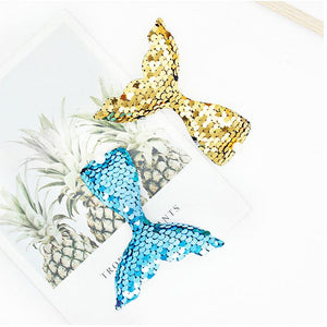 Mermaid Glitter Hair Clip