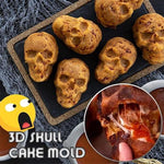 Load image into Gallery viewer, 3D Skull Cake Mold
