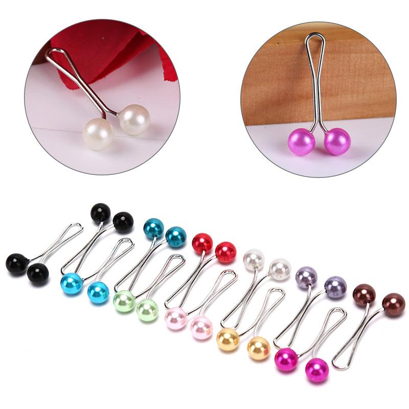 Multicolor Headscarf Pearl Pins