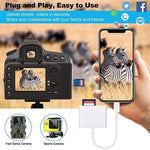 Load image into Gallery viewer, 3-in-1 SD TF USB Card Reader OTG Adapter
