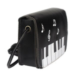 Load image into Gallery viewer, Piano Keys Music Note Shoulder Bag
