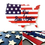 Load image into Gallery viewer, America Flag Decorative Board
