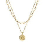 Load image into Gallery viewer, Gold Initial Necklaces for Women
