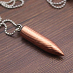 Load image into Gallery viewer, Pendant Lighter Bullet Shaped Necklace
