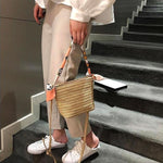 Load image into Gallery viewer, Scarf Daily Rattan Bag Shoulder Bag
