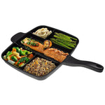 Load image into Gallery viewer, Non-Stick Divided Meal Skillet
