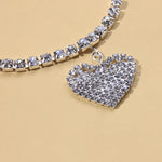 Load image into Gallery viewer, Fashion Heart Rhinestone Anklets

