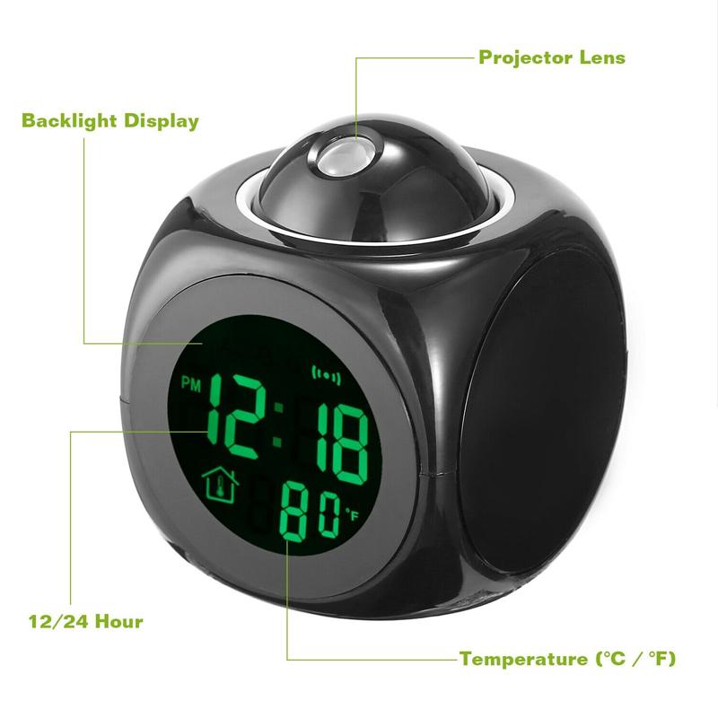 Multi-functional LCD CLOCK