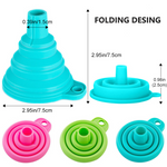 Load image into Gallery viewer, Kitchen Folding Silicone Funnel
