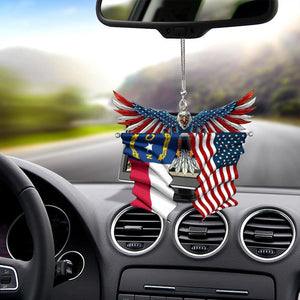 Eagle Flag Hanging Ornament for Car