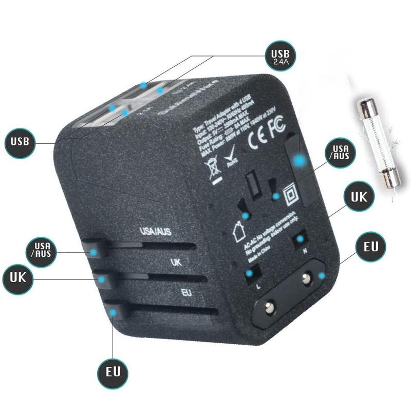 Universal Power Adapter for Travel