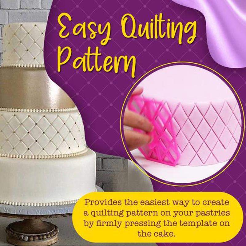 Quilted Pattern Cake Mould