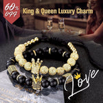 Load image into Gallery viewer, King &amp; Queen Luxury Charm Bracelets, Perfect Gifts
