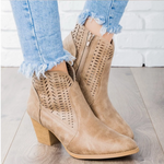 Load image into Gallery viewer, Women Thick Heel Platform Boots
