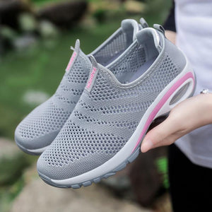 Women Breathable Mesh Slip On Sneakers