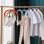 Load image into Gallery viewer, Three-Tier Rainbow Swivel Coat Hanger
