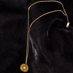 Load image into Gallery viewer, Golden Choker Pendant Necklace
