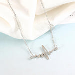 Load image into Gallery viewer, Heartbeat Love ECG Necklace
