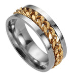 Load image into Gallery viewer, Titanium Steel Rotatable Chain Ring
