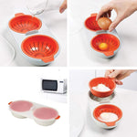 Load image into Gallery viewer, Portable egg cooker for microwave
