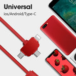 Load image into Gallery viewer, 3-in-1 Retractable Charging Cable
