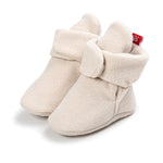 Load image into Gallery viewer, Baby Cozy Fleece Booties with Non Skid Bottom
