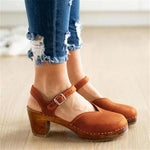 Load image into Gallery viewer, Fashion Retro Round Head With Sandals
