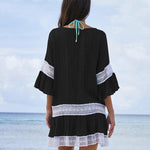 Load image into Gallery viewer, Lace Panel Tunic Dress
