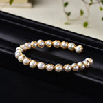 Load image into Gallery viewer, Gold Plated Pearl Bracelet
