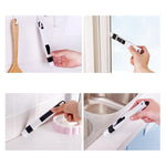 Load image into Gallery viewer, Hand-held Tools Window Track Cleaning Brushes with Dustpan - 3 Sets
