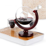 Load image into Gallery viewer, Globe Glass Wine Whiskey Decanter
