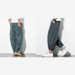 Load image into Gallery viewer, Men&#39;s Summer Casual Cotton Baggy Harem Pants
