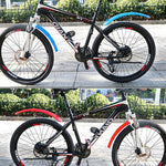 Load image into Gallery viewer, Bicycle Retractable Mudguard with Taillights
