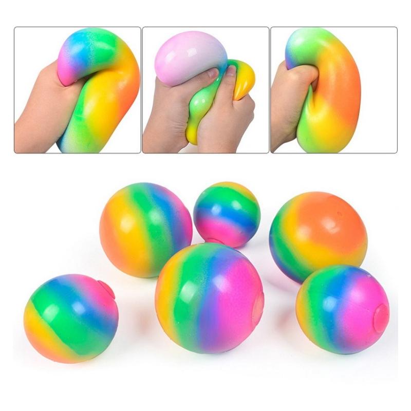 Colorful Vent Ball Press Decompression Toy