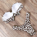 Load image into Gallery viewer, Leopard bikini set push up swimsuit female summer
