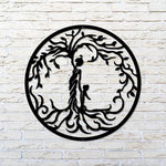 Load image into Gallery viewer, Metal Tree Of Life Wall Decoration
