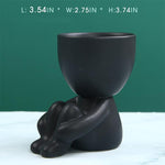 Load image into Gallery viewer, Ceramic Figure Pot Ornament
