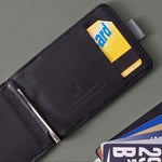 Load image into Gallery viewer, Handmade slim Leather Pull-Out Wallet
