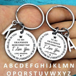 Load image into Gallery viewer, To My Granddaughter/Grandson Keychain
