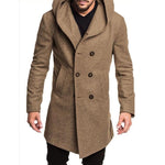 Load image into Gallery viewer, Men&#39;s Autumn &amp; Winter Pure Color Jacket Cotton Coat
