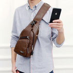 Load image into Gallery viewer, Crossbody Bag  With USB Charge Port
