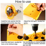 Load image into Gallery viewer, Woodworking 35mm Hinge Hole Jig Guide
