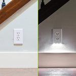 Load image into Gallery viewer, Hirundo Outlet Wall Plate With LED Night Lights
