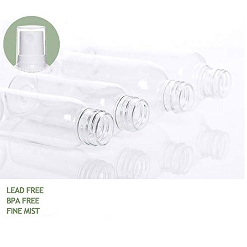 Portable Bottles Empty Clear Plastic Fine Mist Spray Bottles (3 PCs)