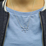 Load image into Gallery viewer, Chemical Molecule Pendant Necklace
