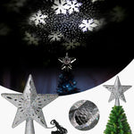 Load image into Gallery viewer, 3D Hollow Gold Star Christmas Tree Topper
