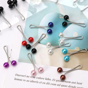 Multicolor Headscarf Pearl Pins