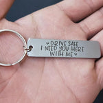 Load image into Gallery viewer, Drive Safe Keychain Gift
