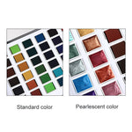 Load image into Gallery viewer, Glitter/Metallic Watercolor set
