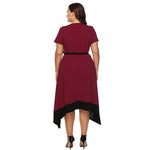 Load image into Gallery viewer, Plus Size Bow Belt Dress
